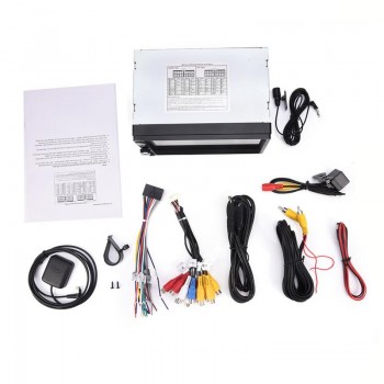 2 Din Car Auto Radio Android 7.1 Reverse Cam GPS Europe Map Car Stereo Touch Screen Bluetooth MP5 Machine Mirror Link To phone