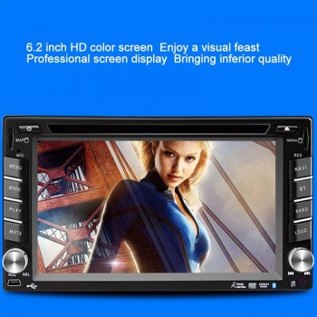 Navigator 7010B 2 Din Multimedia Car Radio Stereo Audio 6.2 HD MP5 Touch Screen FM Digital Display Bluetooth USB Autoradio