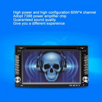 Navigator 7010B 2 Din Multimedia Car Radio Stereo Audio 6.2 HD MP5 Touch Screen FM Digital Display Bluetooth USB Autoradio