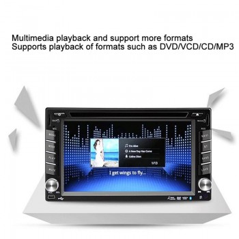 Navigator 7010B 2 Din Multimedia Car Radio Stereo Audio 6.2 HD MP5 Touch Screen FM Digital Display Bluetooth USB Autoradio