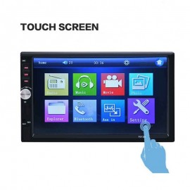 Touch Screen MP4 MP5 Players 7 Inches Central Multimidia For Android Metal Auto Estereo De Pantalla Waterproof Car Video Player