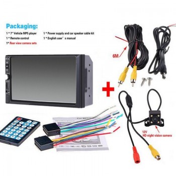 Touch Screen MP4 MP5 Players 7 Inches Central Multimidia For Android Metal Auto Estereo De Pantalla Waterproof Car Video Player