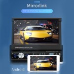 7 1 DIN Touch Screen Car MP5 Player GPS Sat NAV Bluetooth Stereo Retractable Radio Camera MP5 Auto Media Player USB Bluetooth