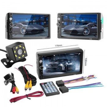 7 inch HD MP5 Player 2 Din Car Radio Touch Screen Digital Display Bluetooth Multimedia USB 2din Autoradio Car Backup Monitor New