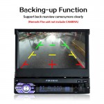 7 HD Touch Screen Car Radio Audio MP5 Video Player with FM USB AUX Ports Support Rear View Camera  Detachable Car Video Player