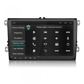 9 Inch Car Multimedia Player 2 DIN Android 8.0 HD FM MP4 Radio Stereo GPS Navigation WIFI bluetooth Car MP5 Player For VW