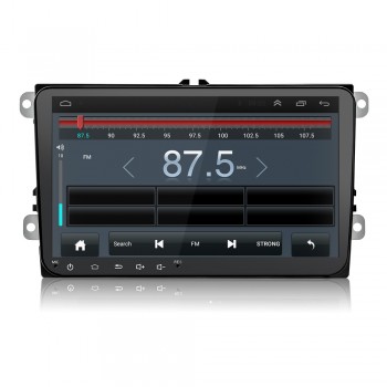 9 Inch Car Multimedia Player 2 DIN Android 8.0 HD FM MP4 Radio Stereo GPS Navigation WIFI bluetooth Car MP5 Player For VW