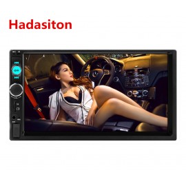 2 Din 7 inch TFT touch screen Car MP5 player Car monitor Support MP5/FM Radio/Bluetooth/Rearview camera