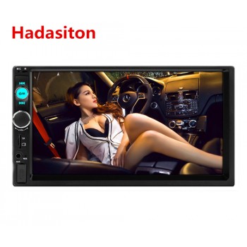 2 Din 7 inch TFT touch screen Car MP5 player Car monitor Support MP5/FM Radio/Bluetooth/Rearview camera