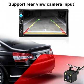 2 Din 7 inch TFT touch screen Car MP5 player Car monitor Support MP5/FM Radio/Bluetooth/Rearview camera