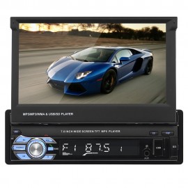 Car Radio Stereo Universal 7 inch slip down Touch Screen 1DIN Remote Control FM Bluetooth MP3 MP4 MP5 Music Audio Player 9601