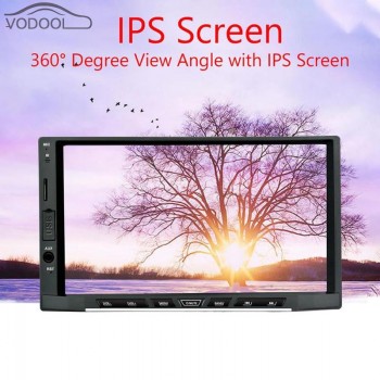 7 Inch 1024*600  2 din Android 8.1 Touch screen Car Stereo MP5 Player GPS Navi RDS AM FM Radio BT WiFi USB Blutooth Multimidia