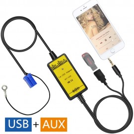 Car Radio USB AUX Audio Mp3 Adapter CD Changer Interface 8pin Connector for Audi A3 A4 S4 A6 S6 A8 S8 AllRoad TT