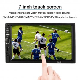 KKmoon 7 Car Video MP5 Multimidia Player Automagnitola 2-din Radio BT FM Steering Wheel Control Support Rear View Camera Input
