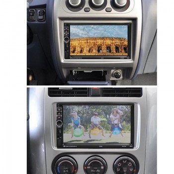 VODOOL 7in TFT Touch Screen Car MP4 MP5 Player 2 Din Quad-core Android 7.1 Bluetooth Car GPS Navigator 1080P MP5 Player