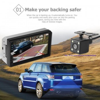 VODOOL Car Video Players 7012B Upgraded 7 Inch Car Stereo MP5 Player Bluetooth FM Radio (NO Camera) Car Electronics Accessories