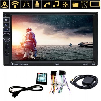 VODOOL 7inch 2 Din 1080P Quad-core Car Stereo MP5 Player Bluetooth Car GPS Navigator 1G/16G Built-in WIFI FM Auto Radio OS