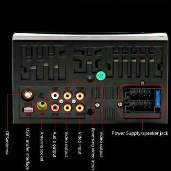 VODOOL 7inch 2 Din 1080P Quad-core Car Stereo MP5 Player Bluetooth Car GPS Navigator 1G/16G Built-in WIFI FM Auto Radio OS