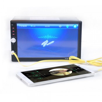 2017 NEW 7012B 7 Inch Bluetooth TFT Screen Dual Core Car Audio Stereo MP5 Player 12V Auto 2 Din Support AUX FM USB SD MMC