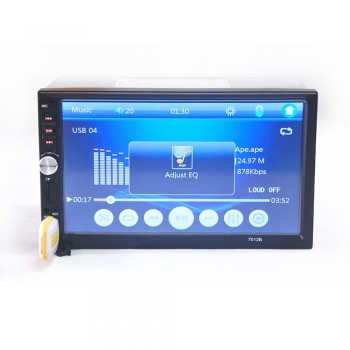 2017 NEW 7012B 7 Inch Bluetooth TFT Screen Dual Core Car Audio Stereo MP5 Player 12V Auto 2 Din Support AUX FM USB SD MMC
