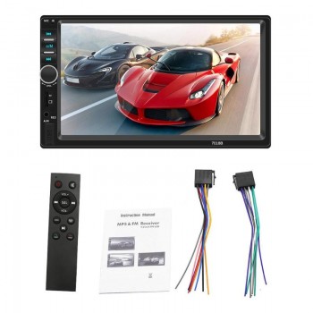 VODOOL 7018B 2Din 7 Touch Screen In Dash Bluetooth Car MP5 Player 1080P FM Radio Auto Audio Media Player Support Reverse Image