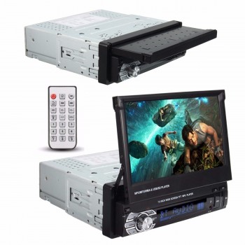7 Inch Steering Wheel Control Car Radio 1 DIN In Dash Stereo FM/AUX/USB/TF/Bluetooth MP5 MP4 Player