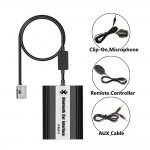 APPS2Car Integrated Hands-Free Car Bluetooth Wireless Music Adapter USB AUX Jack Adapter for Citroen C4 Picasso 2006