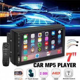 QN8035 1 Pcs 7 inch 2 DIN HD 1080P 12V For Android Mobilephone Car Radio Stereo MP5 Player Rear View Camera For Wince System1