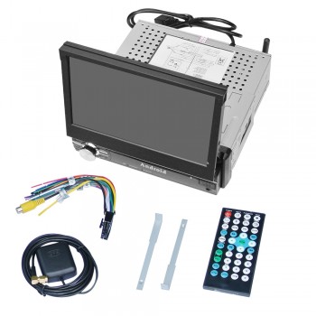 RM - CT0013R DVD Player 7 inch Retractable Large Touch Screen Bluetooth FM Radio Support steering wheel control Car Media Player