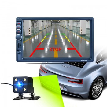 7 Inch HD Touch Screen CAR MP5 Multimedia Player Back Lit Colorful AM FM RDS Car Radio Media Player GPS Reversing View Function