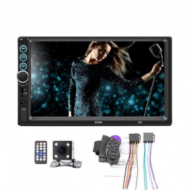 7 Inch Double 2 DIN Car MP5 MP3 Player Bluetooth Touch Screen Stereo Radio Camera Player Support IOS Android Image Connection