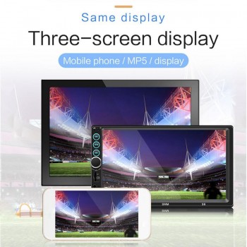 7 Inch Double 2 DIN Car MP5 MP3 Player Bluetooth Touch Screen Stereo Radio Camera Player Support IOS Android Image Connection