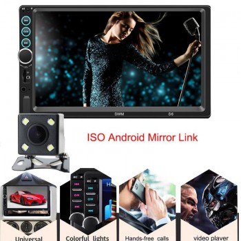 7 Inch Double 2 DIN Car MP5 MP3 Player Bluetooth Touch Screen Stereo Radio Camera Player Support IOS Android Image Connection