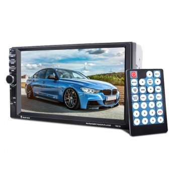 Greenwon 7 Touch Screen 7021G Car Bluetooth MP3/MP4/MP5 Player GPS Navigation Support TF USB AUX FM Radio Rearview Camera