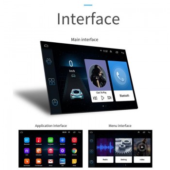 Car GPS Navigation Machine Android 8.1 16G Memory 7 Inch Touch Screen HD Car Bluetooth MP5 Player 2-DIN Universal