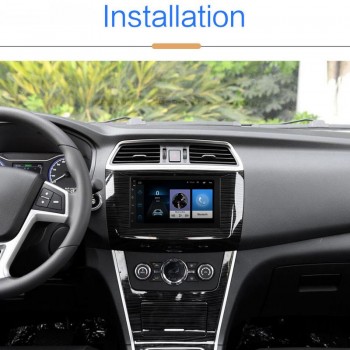 Car GPS Navigation Machine Android 8.1 16G Memory 7 Inch Touch Screen HD Car Bluetooth MP5 Player 2-DIN Universal