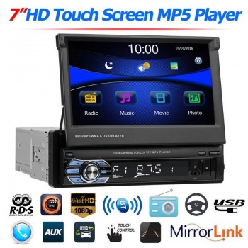 New 7 SWM 9601G Upgraded Car Stereo MP5 Player GPS Navi RDS AM FM Radio+ Map MP5/MP3 Player  Car Electronics