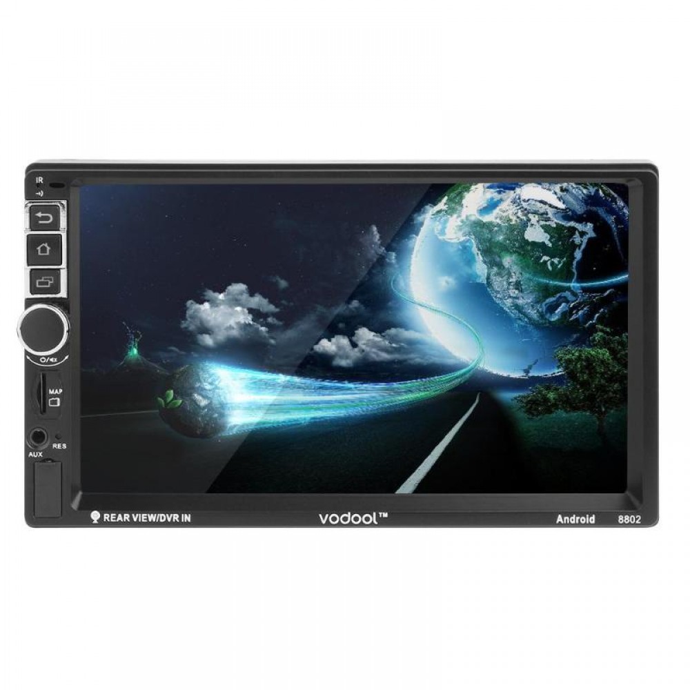 VODOOL 7 Touch Screen 2Din 1080P HD MP5 Player Android Bluetooth 4G WiFi Car GPS Navigator FM Radio MP3 Reversing Image Monitor