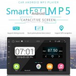 Car Multimedia Player Android 8.0 7 2 Din Audio Bluetooth Car MP5 Player With Rearview Camera GPS Navigation Mirror Link