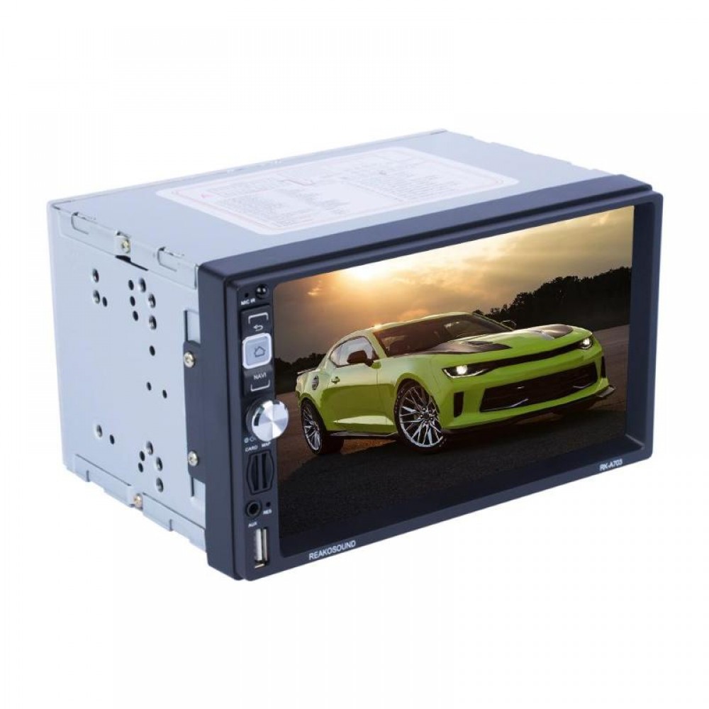 VODOOL 2Din Car Video Player 7 Touch Screen Android Car MP5 Player GPS Bluetooth WiFi Stereo FM Radio Support Rear View Camera