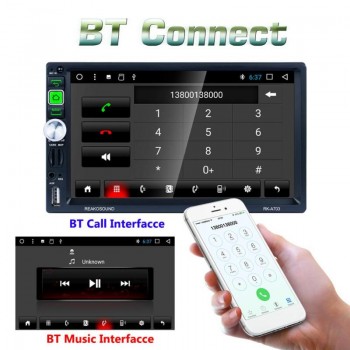 VODOOL 2Din Car Video Player 7 Touch Screen Android Car MP5 Player GPS Bluetooth WiFi Stereo FM Radio Support Rear View Camera