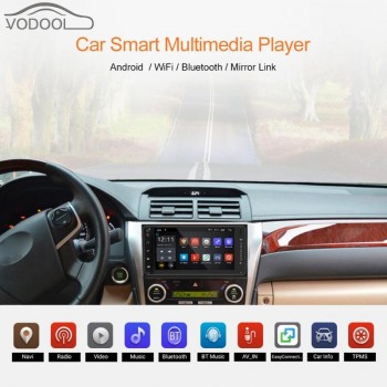 VODOOL 7 2 Din Android Car Stereo MP5 Player GPS Navigator Bluetooth 3G WiFi AM/FM Radio Autoradio with Mirror Link Function