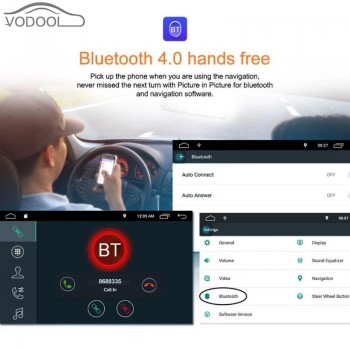 VODOOL 7 2 Din Android Car Stereo MP5 Player GPS Navigator Bluetooth 3G WiFi AM/FM Radio Autoradio with Mirror Link Function