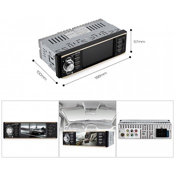4.1-inch Car Radio Player Car Video Player Tft Screen Mp5 Car Multimedia Player Cam-in Subwoofer With Camera Autoradio Player