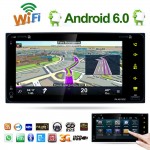 7 Android 6.0 HD Touch Screen 2DIN Car Radio Stereo GPS AM/FM MP5 Player 3G/Wifi Bluetooth For Toyota 200MM * 100MM
