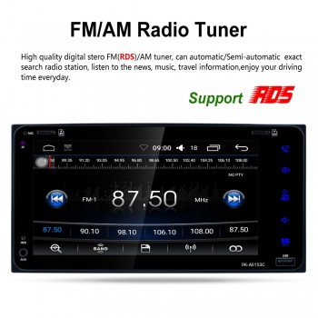7 Android 6.0 HD Touch Screen 2DIN Car Radio Stereo GPS AM/FM MP5 Player 3G/Wifi Bluetooth For Toyota 200MM * 100MM