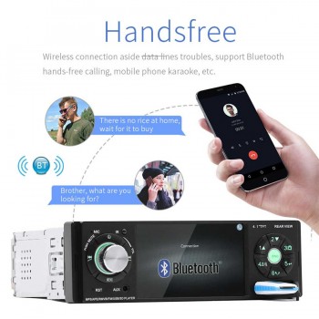 New 1DIN 4.1 Car MP5 Player Audio Stereo Bluetooth USB AUX-IN FM Radio Station Car Radio with Remote Control