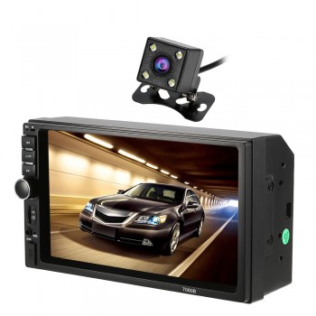 Autoradio Cassette Recorder 7 Car Video MP4 MP5 Multimidia Player Automagnitola 2-din Vehicle Audio Video for mazda ford toyota