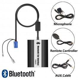 APPS2Car Car Stereo Bluetooth Interface Wireless Music Receiver USB AUX Jack Music Interface for Renault Modus 2004-2011