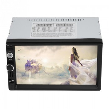 1set 7inch 2Din BT Car Multimedia Stereo Radio Player Audio MP5 Player  Rear View Camera Touch In Dash Auto audio Player New